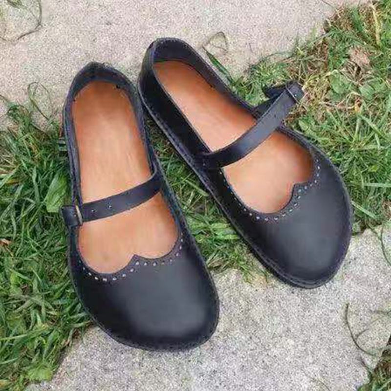 Damskie Mokasyny W Stylu Retro W Dużym Rozmiarze Casual Spring Flats