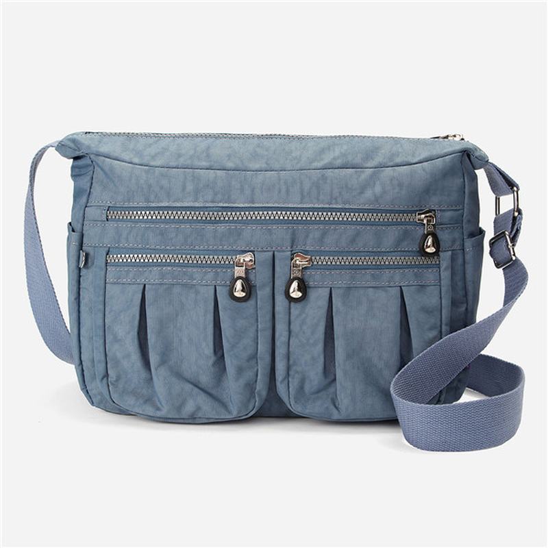 Damskie Nylonowe Lekkie Torby Casual Outdoor Outdoor Wodoodporne Torby Na Ramię Crossbody