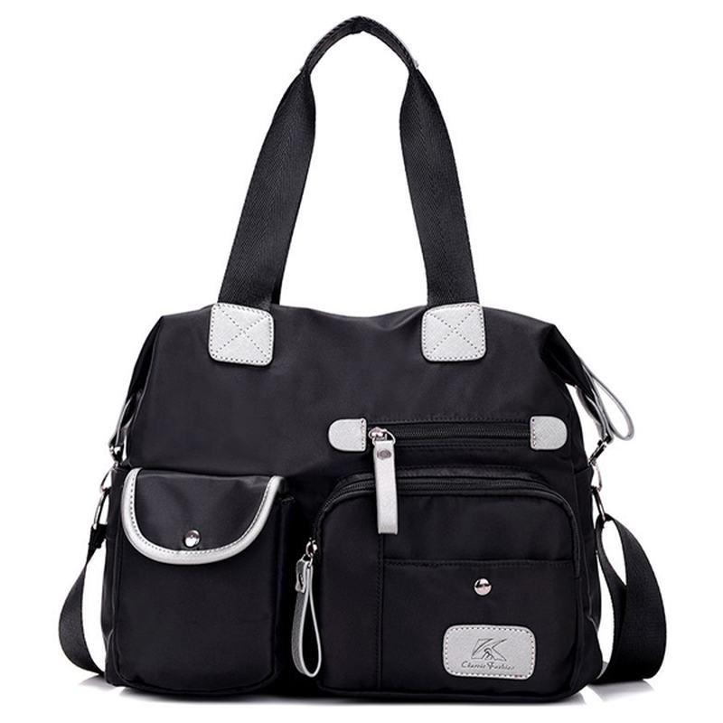 Damskie Nylonowe Lekkie Torebki Z Wieloma Kieszeniami O Dużej Pojemności Torby Crossbody