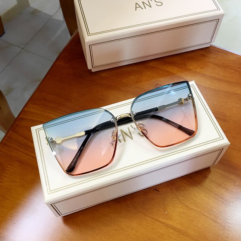 Damskie Okulary Przeciwsłoneczne Anty-uv W Koreańskim Stylu