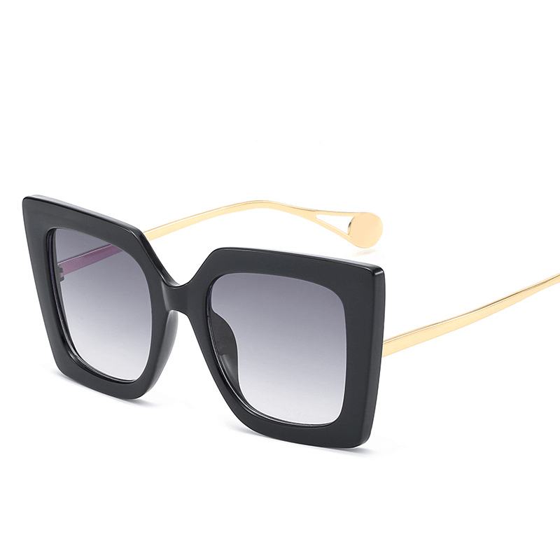 Damskie Okulary Przeciwsłoneczne Big Frame Moda Street Moda Catwalk Sunglasses