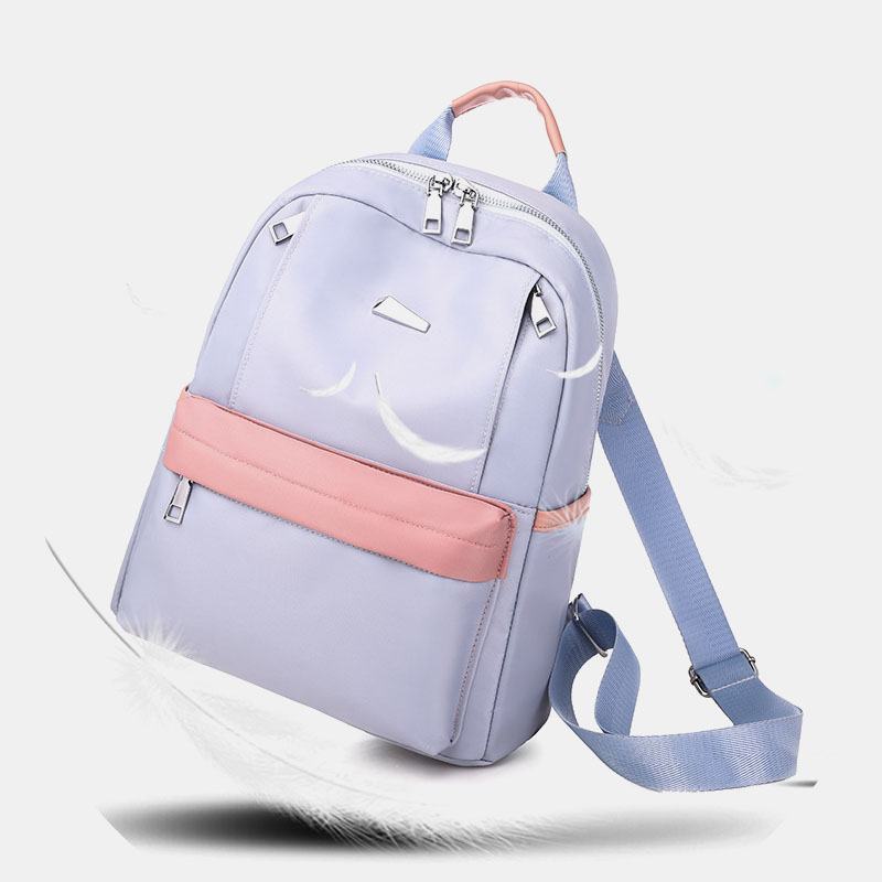 Damskie Patchwork School Bag Plecak Na Laptopa Plecak Na Co Dzień