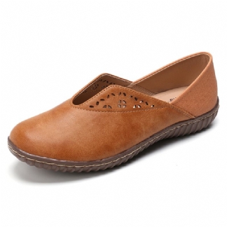 Damskie Szwy Antypoślizgowe Casual Slip On Flats