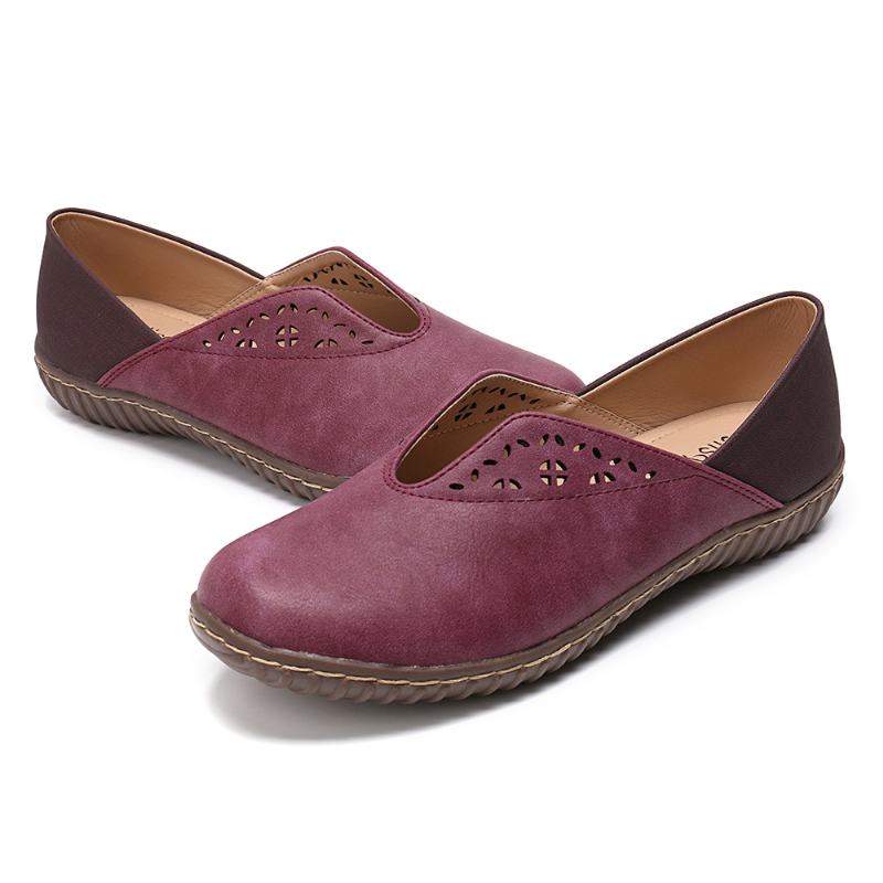 Damskie Szwy Antypoślizgowe Casual Slip On Flats