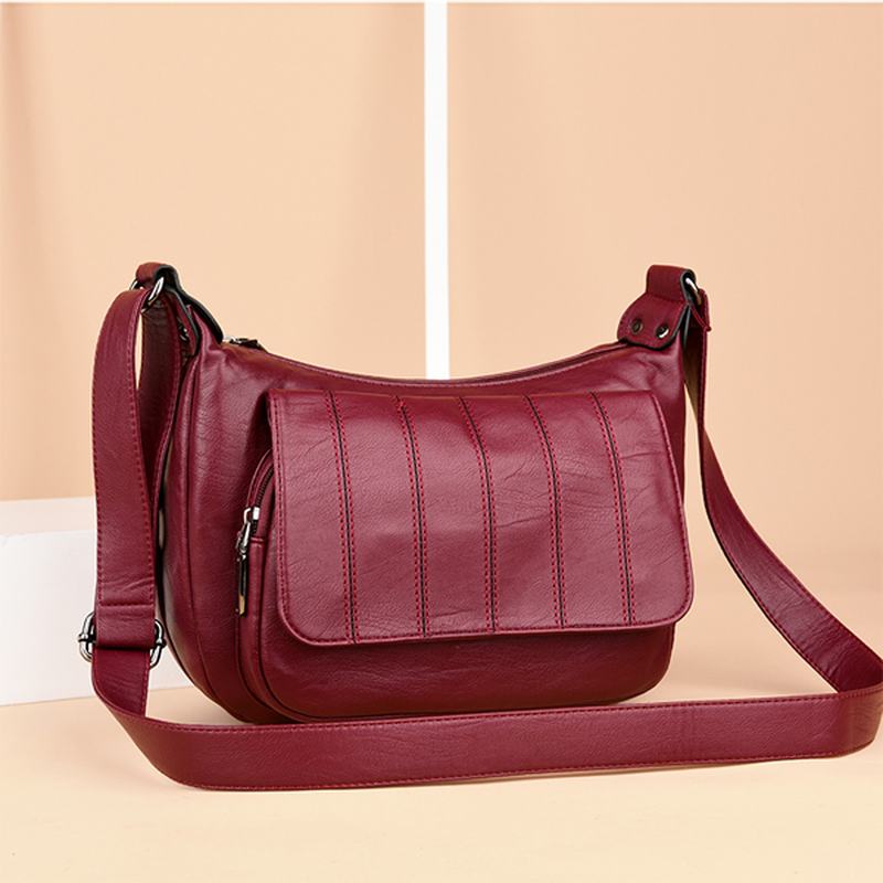 Damskie Torby Z Miękkiej Skóry Rekreacyjne Crossbody Torby Messenger