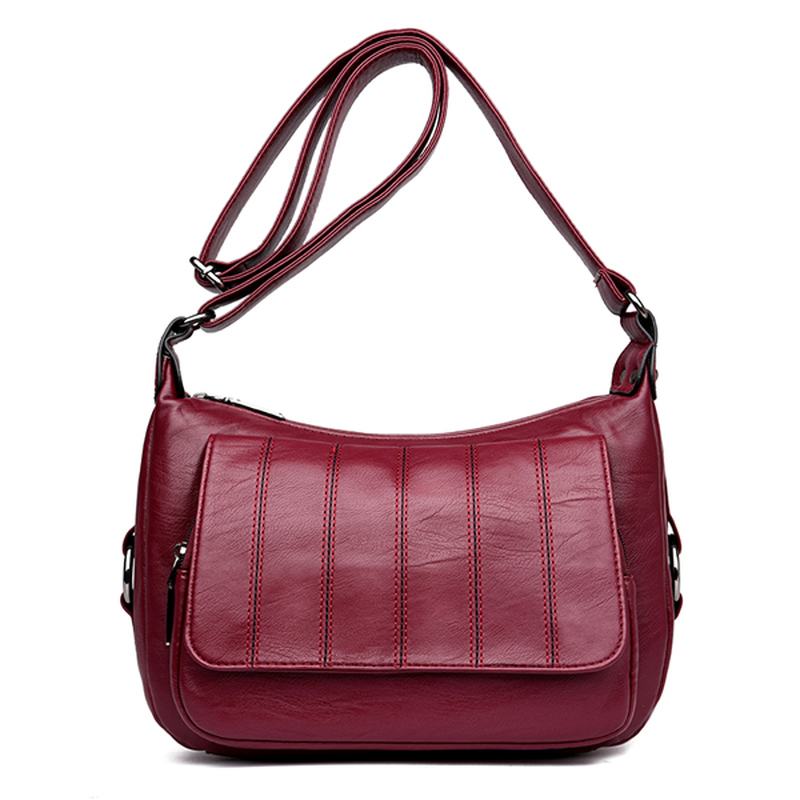 Damskie Torby Z Miękkiej Skóry Rekreacyjne Crossbody Torby Messenger