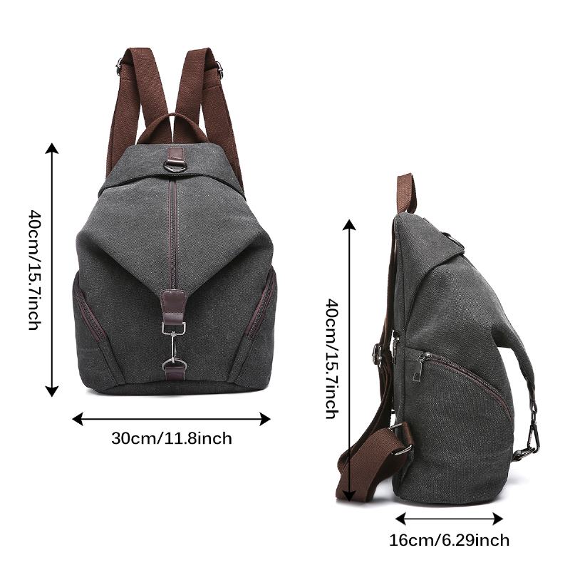 Damskie Vintage Large Capacity Plecak Torba Na Ramię Schooo Bag Casual Na 14-calowy Komputer