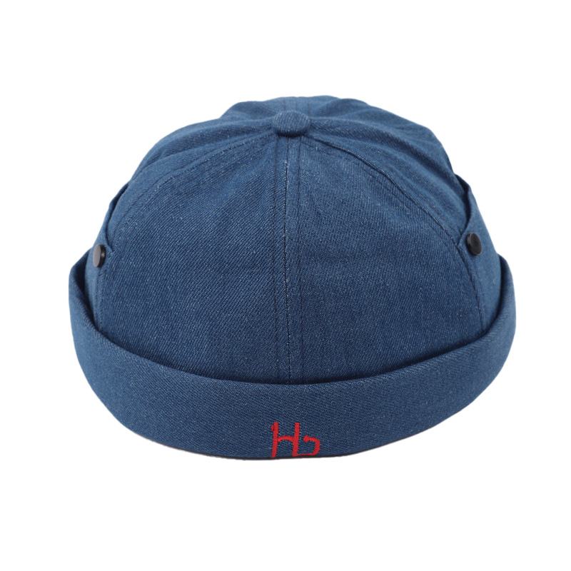 Denim Moda Beret Męski Kapelusz Yuppie