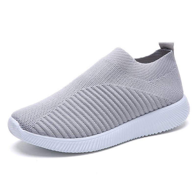 Duży Rozmiar Damskiej Siateczki Outdoor Slip On Sneakers