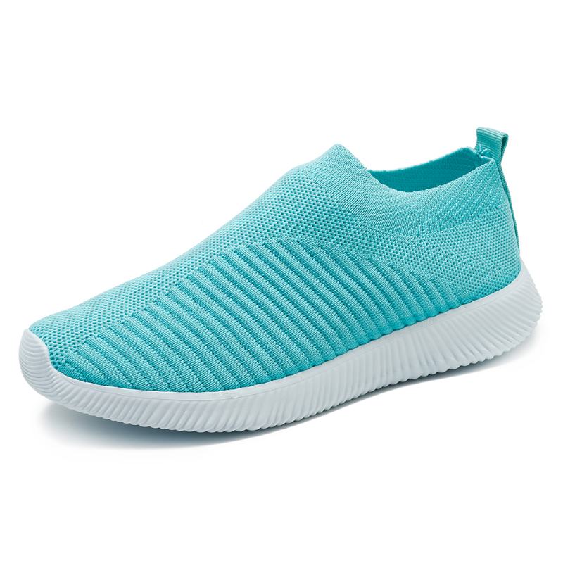 Duży Rozmiar Damskiej Siateczki Outdoor Slip On Sneakers