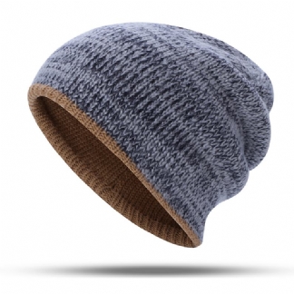 Dwustronna Dwuwarstwowa Dzianinowa CZapka Beanie