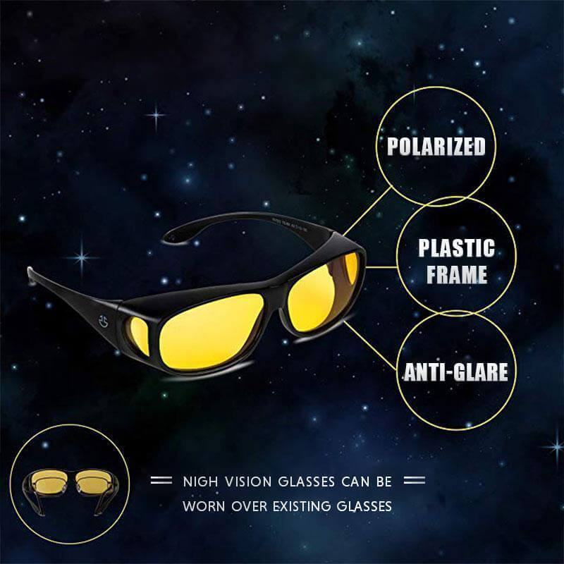 Gogle Noktowizyjne Lusterko Vibrato Z Tymi Samymi Okularami Przeciwsłonecznymi Kierowcy Anti-światła Drogowe Jazda W Nocy Lusterko Wsteczne Anty-ultrafioletowe