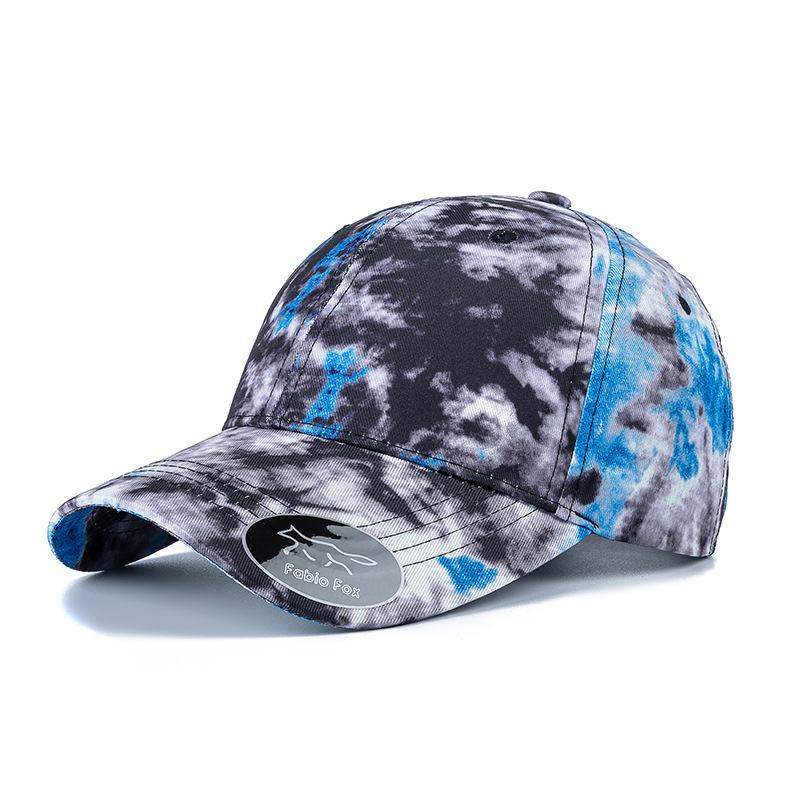 Gradientowa Kolorowa CZapka W Stylu Outdoorowym Tie-dye