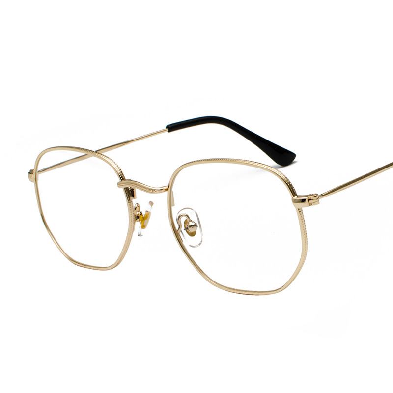 Harajuku Osobowość Nieregularne Okulary Przeciwsłoneczne Moda Metalowe Okulary Męskie Okulary Przeciwsłoneczne W Stylu Literackim