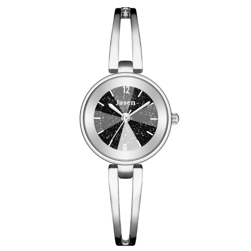 Hollow Metalowy Pasek Moda Simple Dial Ladies Dress Damskie Quartz Watch