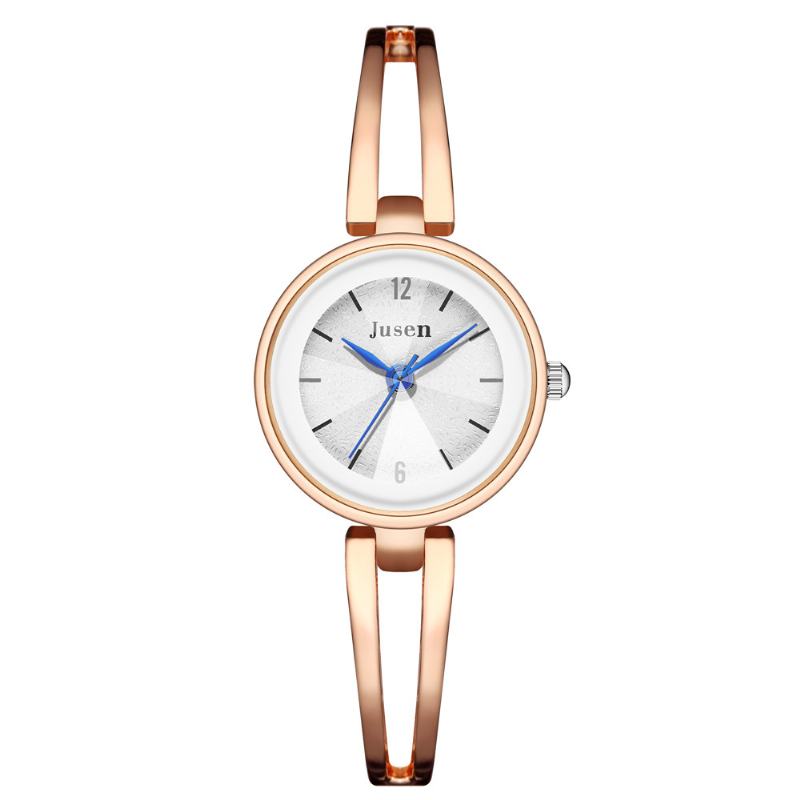 Hollow Metalowy Pasek Moda Simple Dial Ladies Dress Damskie Quartz Watch