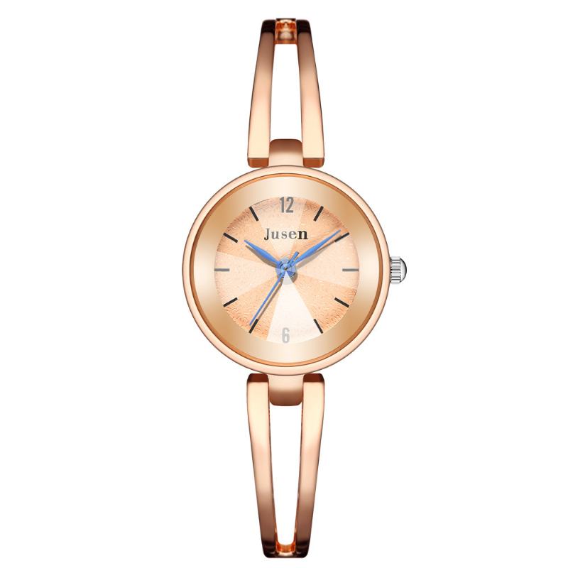 Hollow Metalowy Pasek Moda Simple Dial Ladies Dress Damskie Quartz Watch