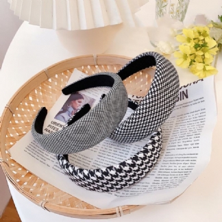 Houndstooth Sponge Headband Moda Wide Edge Fabric