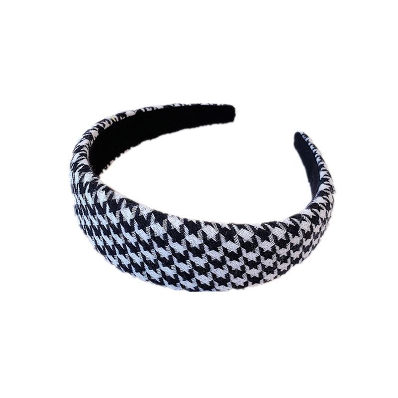 Houndstooth Sponge Headband Moda Wide Edge Fabric