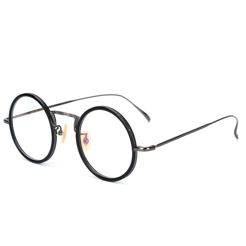 Importowane Damskie Okrągłe Okulary Z Małą Ramką Metalowe Cienkie Nogi