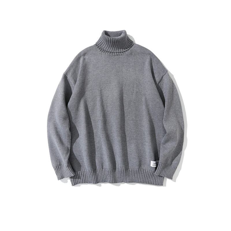 Japoński Retro Sweter Z Okrągłym Dekoltem Dla Mężczyzn