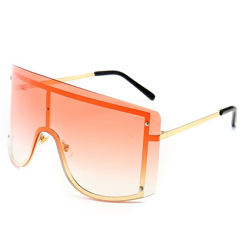 Jednoczęściowe Okulary Przeciwsłoneczne Damskie Bezramowe Okulary Przeciwsłoneczne Z Filtrem Przeciwsłonecznym