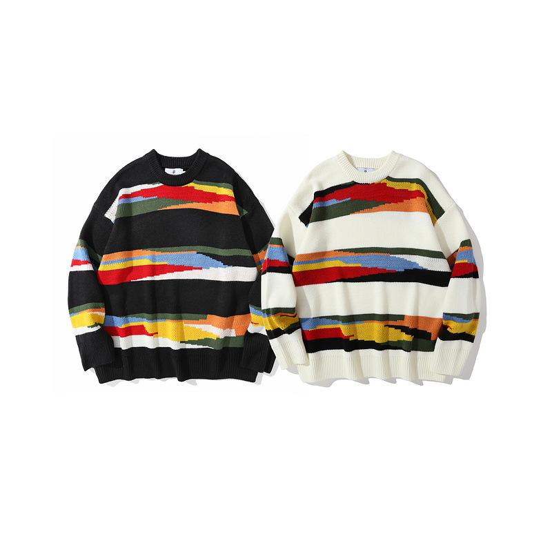 Jesienny Młodzieżowy Sweter Męski Z Długimi Rękawami Luźny Sweter Dla Mężczyzn I Kobiet