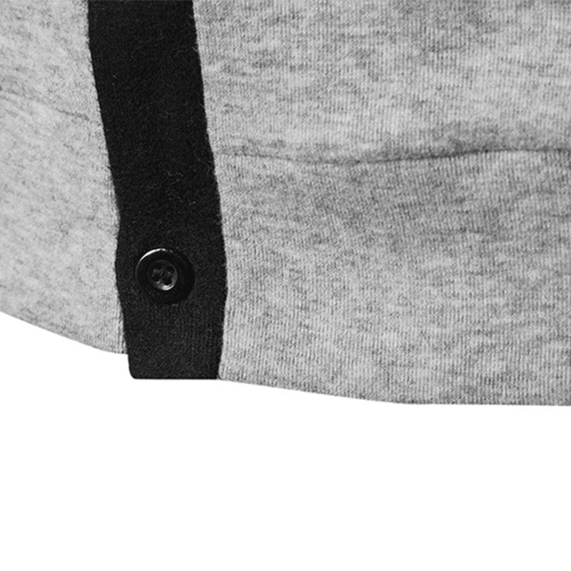 Klasyczny Krótki Modny Sweter Z Dekoltem W Szpic Męski Jednorzędowy Kardigan Z Dzianiny W Kolorze