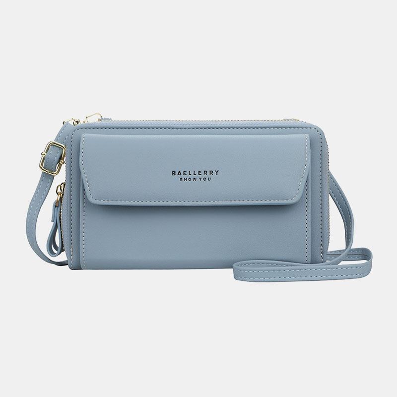 Kobiety 12 Gniazda Karty Bag W Torbie Crossbody Duże Pojemność