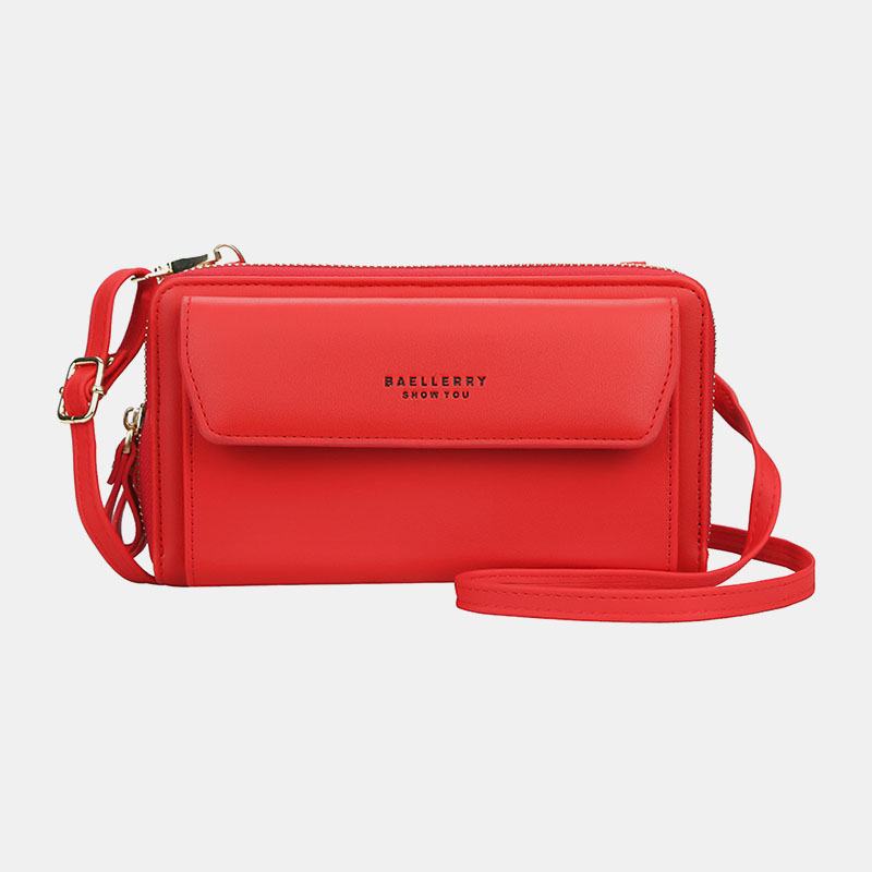 Kobiety 12 Gniazda Karty Bag W Torbie Crossbody Duże Pojemność