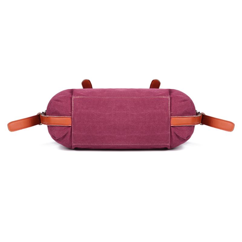 Kobiety Canvas Casual Vintage Duża Pojemność Płócienna Torebka Torba Na Ramię Torby Crossbody