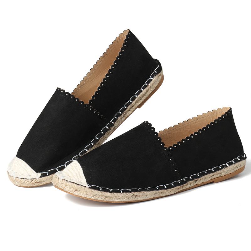 Kobiety Casual Oddychające Espadrille Płaskie Slip On Flats