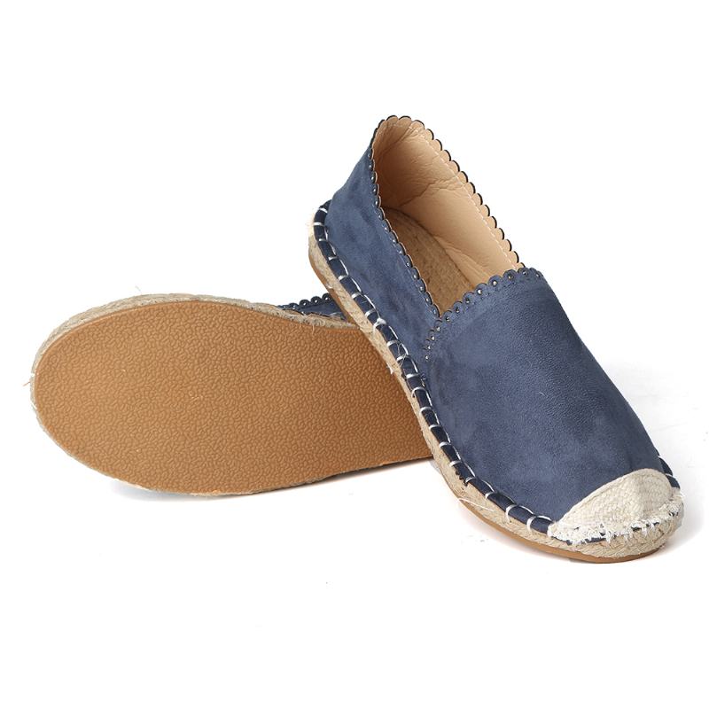 Kobiety Casual Oddychające Espadrille Płaskie Slip On Flats