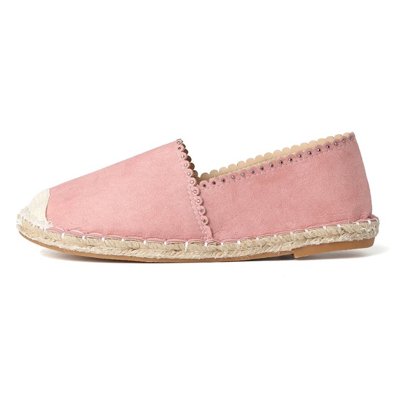 Kobiety Casual Oddychające Espadrille Płaskie Slip On Flats