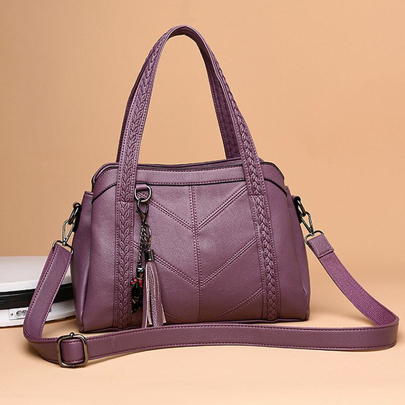 Kobiety Eleganckie Miękkie Pu Torebki Torby Na Ramię Torby Crossbody