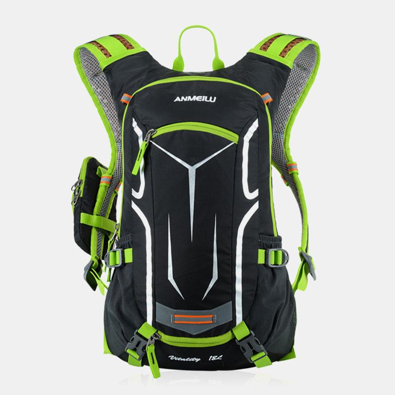 Kobiety I Mężczyźni Wodoodporny Plecak Odblaskowy Kolarstwo Outdoor Running Alpinizm Plecak Turystyczny Z Odpinaną Kieszenią Na Telefon Net Bag