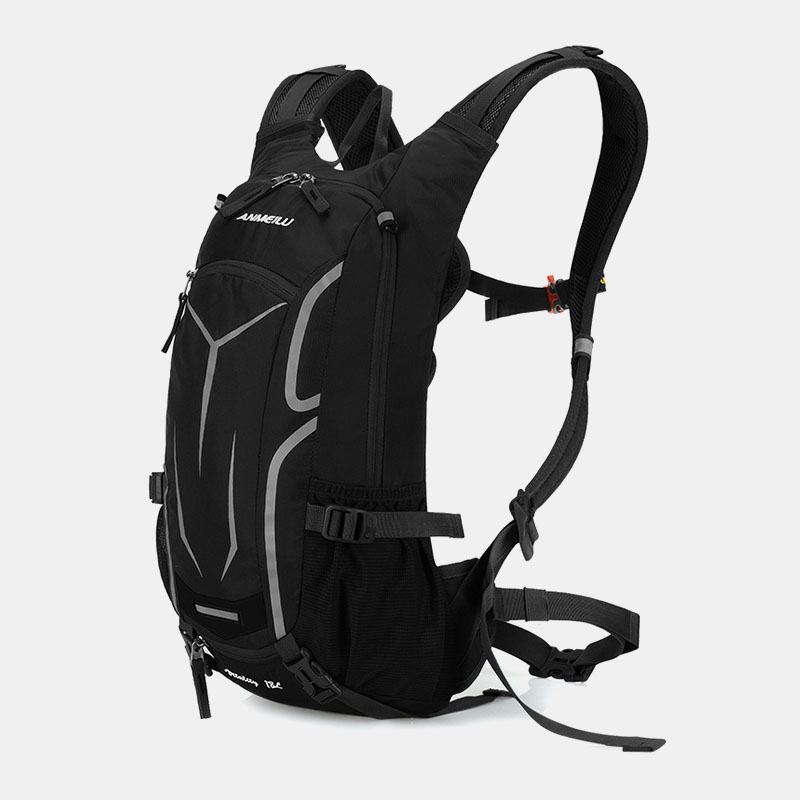 Kobiety I Mężczyźni Wodoodporny Plecak Odblaskowy Kolarstwo Outdoor Running Alpinizm Plecak Turystyczny Z Odpinaną Kieszenią Na Telefon Net Bag