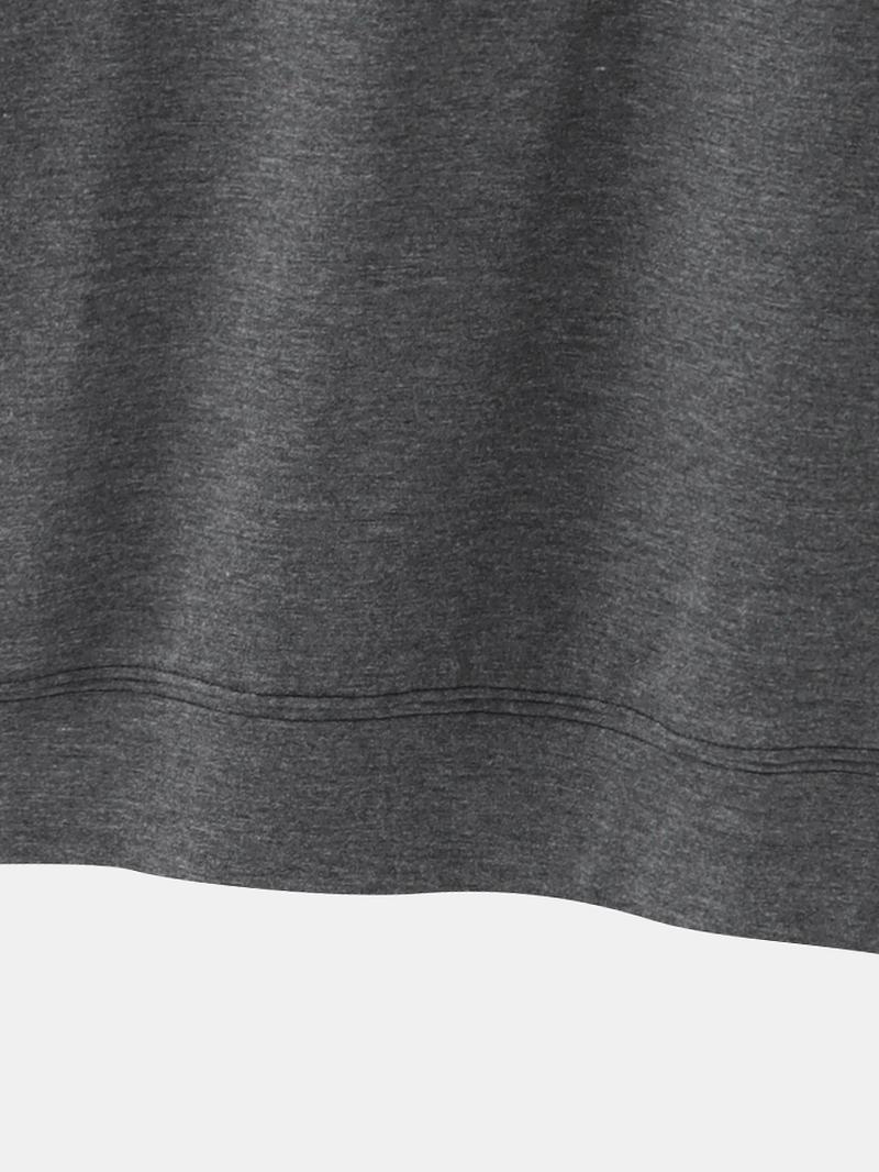 Kobiety Letter Slogan Printed O-neck Raglanowy Rękaw Proste Bluzy