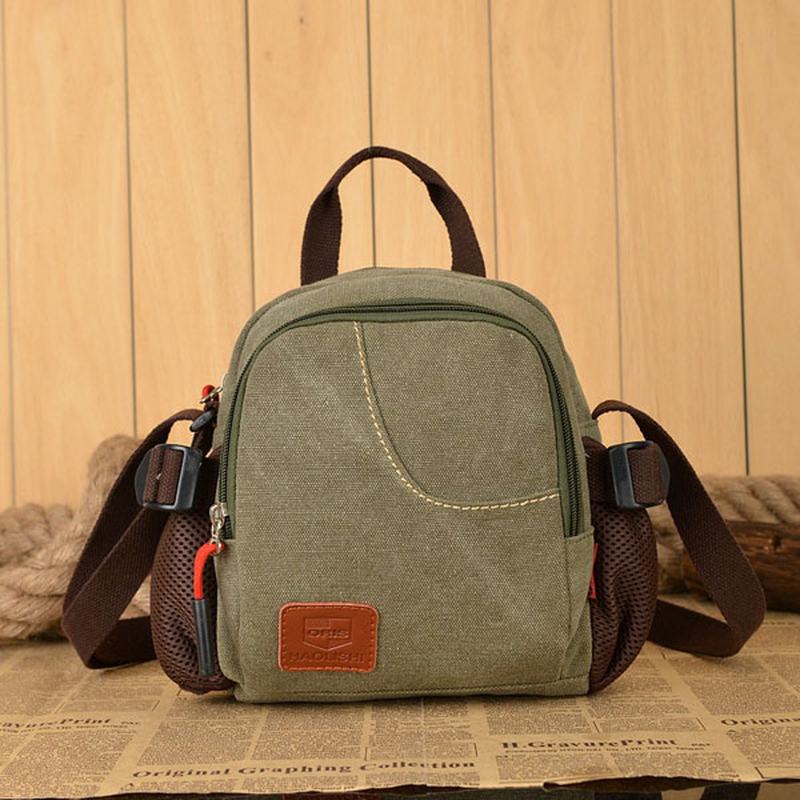 Kobiety Mężczyźni Casual Canvas Crossbody Torby Lekkie Torebki Outdoor Torby Na Ramię