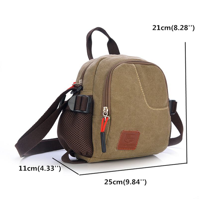 Kobiety Mężczyźni Casual Canvas Crossbody Torby Lekkie Torebki Outdoor Torby Na Ramię