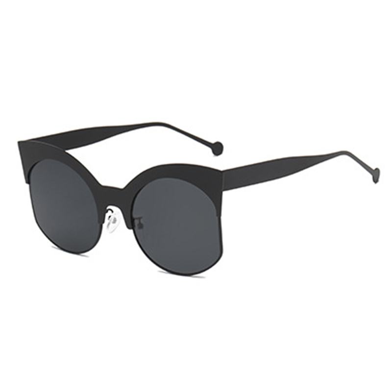 Kobiety Mężczyźni Outdoor Metal Half Frame Okulary Przeciwsłoneczne Big Frame Ocean Piece Sunglasses