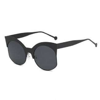 Kobiety Mężczyźni Outdoor Metal Half Frame Okulary Przeciwsłoneczne Big Frame Ocean Piece Sunglasses