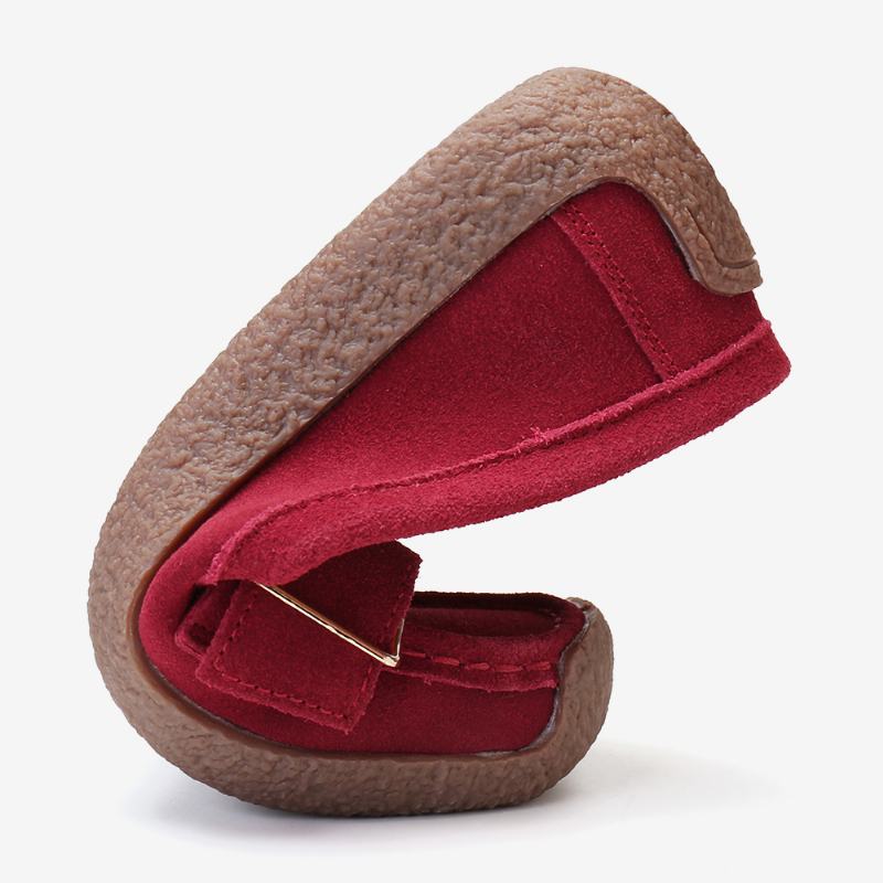 Kobiety Miękka Podeszwa Klamra Oddychająca Casual Slip On Flats