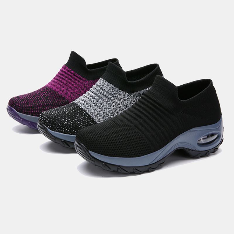 Kobiety Outdoor Oddychające Skarpety Mesh Rocking Sneakers