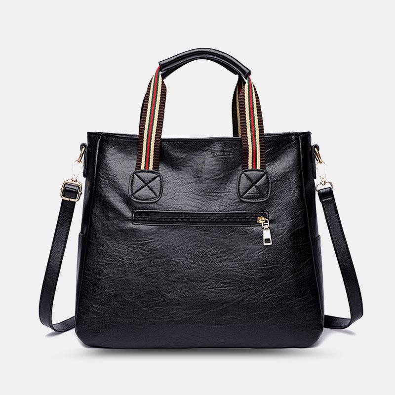 Kobiety Pu Leather Duża Pojemność Multi-pocket Eleganckie Torby Crossbody Torba Na Ramię Torebka