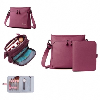 Kobiety Solidne Wielofunkcyjne Gniazda Na Karty Muti 2 Szt. Torba Na Ramię Crossbody