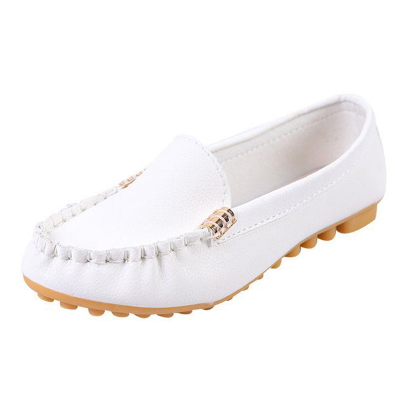 Kobiety Stricing Antypoślizgowa Miękka Podeszwa Casual Slip On Loafers