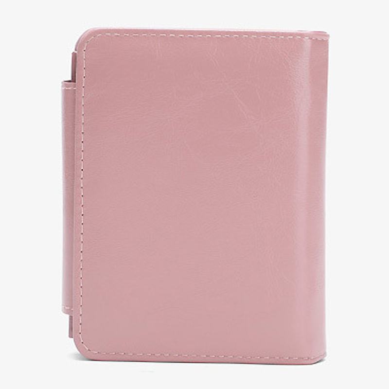 Kobiety Trifold Krótkie Wielofunkcyjne Portfele Pu Leather 13 Posiadacz Karty Slot Na Karty Portmonetka Klip Na Pieniądze