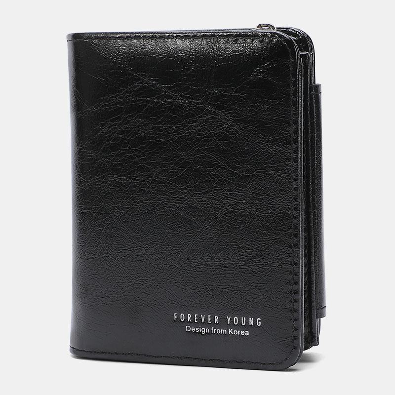 Kobiety Trifold Krótkie Wielofunkcyjne Portfele Pu Leather 13 Posiadacz Karty Slot Na Karty Portmonetka Klip Na Pieniądze