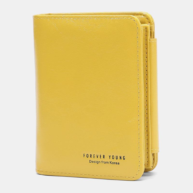 Kobiety Trifold Krótkie Wielofunkcyjne Portfele Pu Leather 13 Posiadacz Karty Slot Na Karty Portmonetka Klip Na Pieniądze